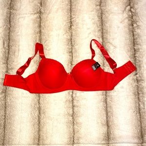 Bra Vadalala 36 DD Red Bust